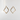 Vintage Abstract Diamond Shaped Hoops