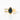 Custom 18k gold Augusta ring with bezel set sapphire by Truss and Ore