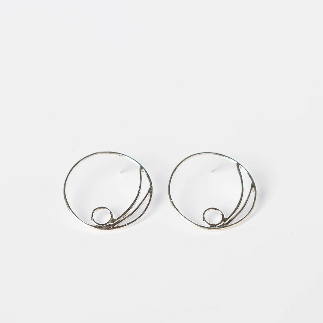 Sterling silver Carrie earrings by Truss and Ore