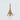 Gold Eiffel Tower charm
