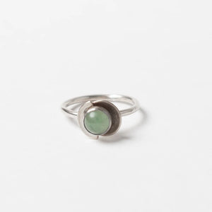 Handmade sterling silver Lorna ring by Truss and Ore