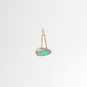 Opal pendant - elongated