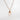 Vintage Art Deco style 14k yellow gold and pearl pendant on chain