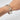 Hand modeling silver cutout square bracelet